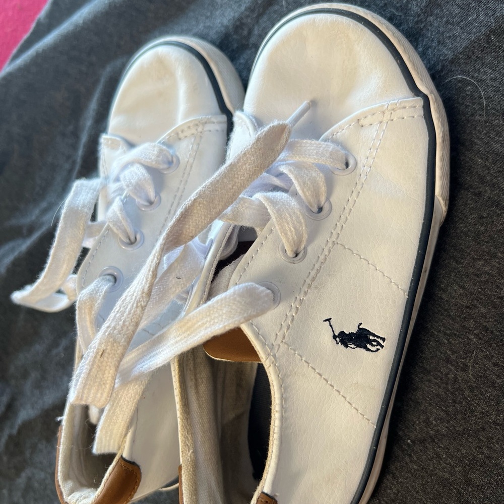 Polo by Ralph Lauren Kids White Sneakers